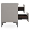 Windsor Bedside Table Light Grey