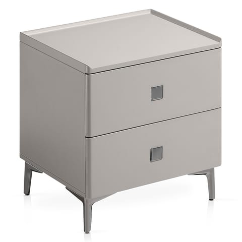 Windsor Bedside Table Light Grey