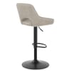 Paris Bar Stool Beige Fabric