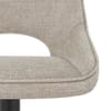 Paris Bar Stool Beige Fabric