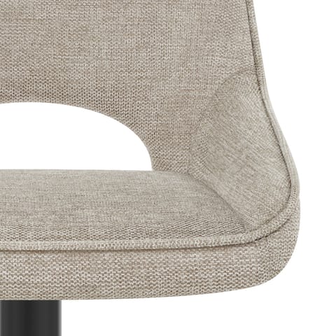 Paris Bar Stool Beige Fabric