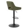 Paris Bar Stool Green Fabric