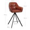 Venice Bar Stool Brown