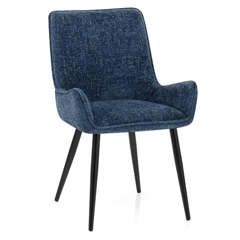 Rene Dining Chair Blue Fabric