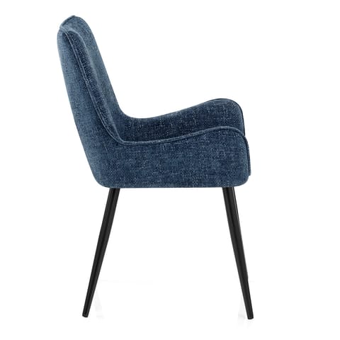 Rene Dining Chair Blue Fabric