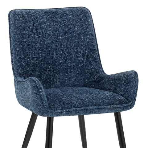 Rene Dining Chair Blue Fabric