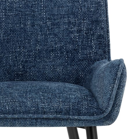 Rene Dining Chair Blue Fabric