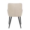 Rene Dining Chair Beige Fabric