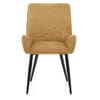 Rene Dining Chair Gold Fabric