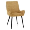 Rene Dining Chair Gold Fabric