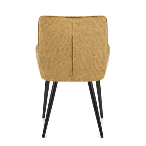 Rene Dining Chair Gold Fabric