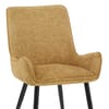 Rene Dining Chair Gold Fabric