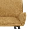 Rene Dining Chair Gold Fabric