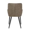 Rene Dining Chair Brown Fabric