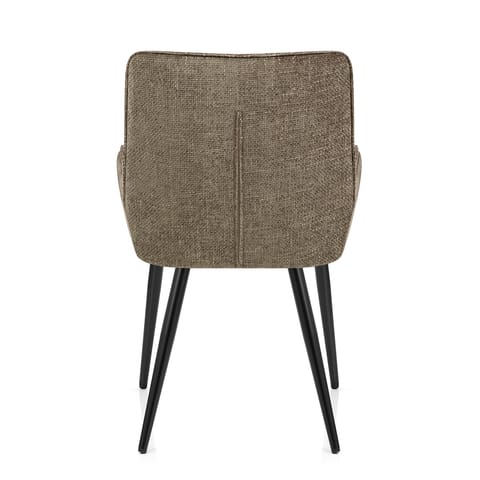 Rene Dining Chair Brown Fabric