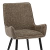 Rene Dining Chair Brown Fabric