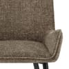 Rene Dining Chair Brown Fabric