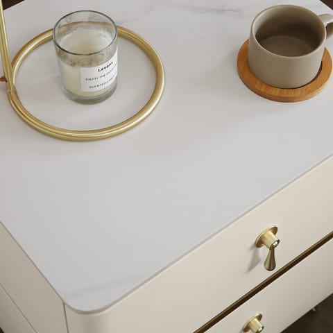 Fairmont Bedside Table Cream