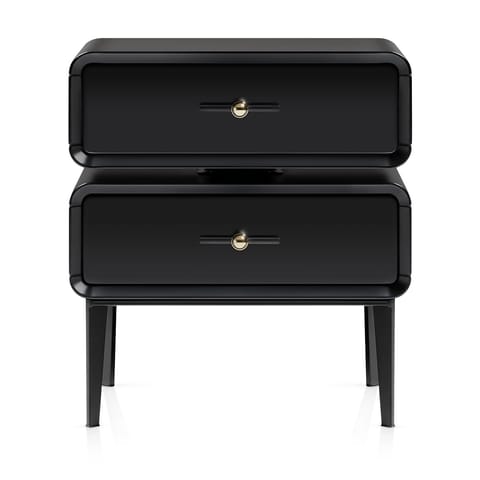 Florence Bedside Table Black