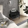 Florence Bedside Table Black