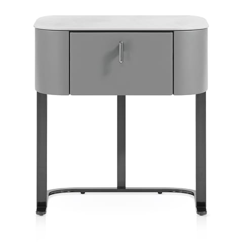 Melrose Bedside Table Grey