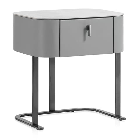 Melrose Bedside Table Grey