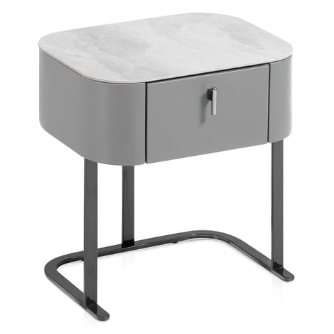 Melrose Bedside Table Grey