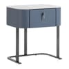 Melrose Bedside Table Navy Blue