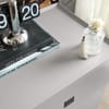 Windsor Bedside Table Light Grey