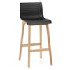 Bondi Oak & Black Bar Stool