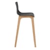 Bondi Oak & Black Bar Stool