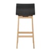Bondi Oak & Black Bar Stool