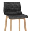 Bondi Oak & Black Bar Stool