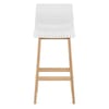 Bondi Oak & White Bar Stool