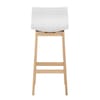 Bondi Oak & White Bar Stool