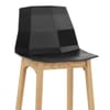 Bali Oak & Black Bar Stool