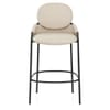 Levante Bar Stool Beige Fabric