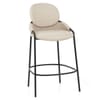 Levante Bar Stool Beige Fabric