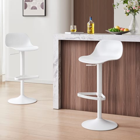 Nero Bar Stool White