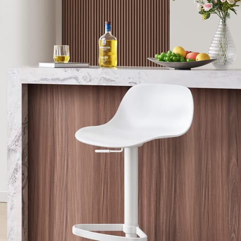 Nero Bar Stool White