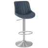 Versailles Real Leather Stool Navy Blue