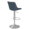 Versailles Real Leather Stool Navy Blue