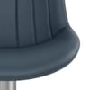 Versailles Real Leather Stool Navy Blue