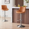 Versailles Real Leather Stool Tan