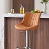 Versailles Real Leather Stool Tan