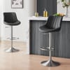 Versailles Real Leather Stool Black