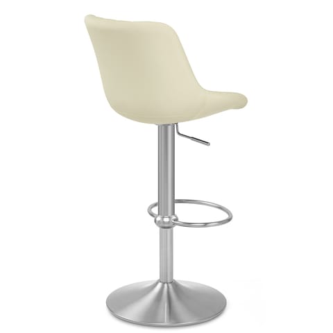Versailles Real Leather Stool Cream