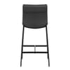 Addison Real Leather Stool Black