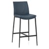 Addison Real Leather Stool Blue