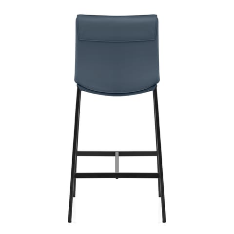 Addison Real Leather Stool Blue